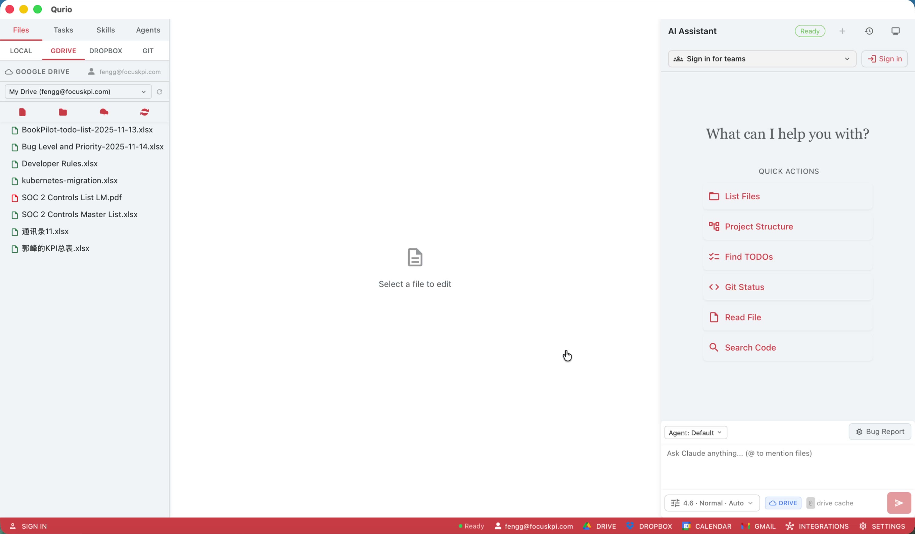 Close the popup to return to the workspace.